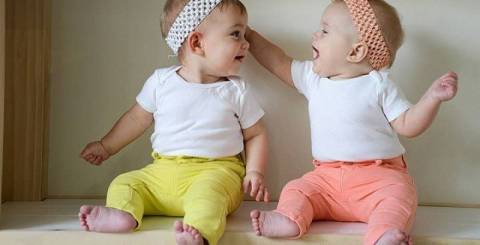 Twin babies Your kids will share